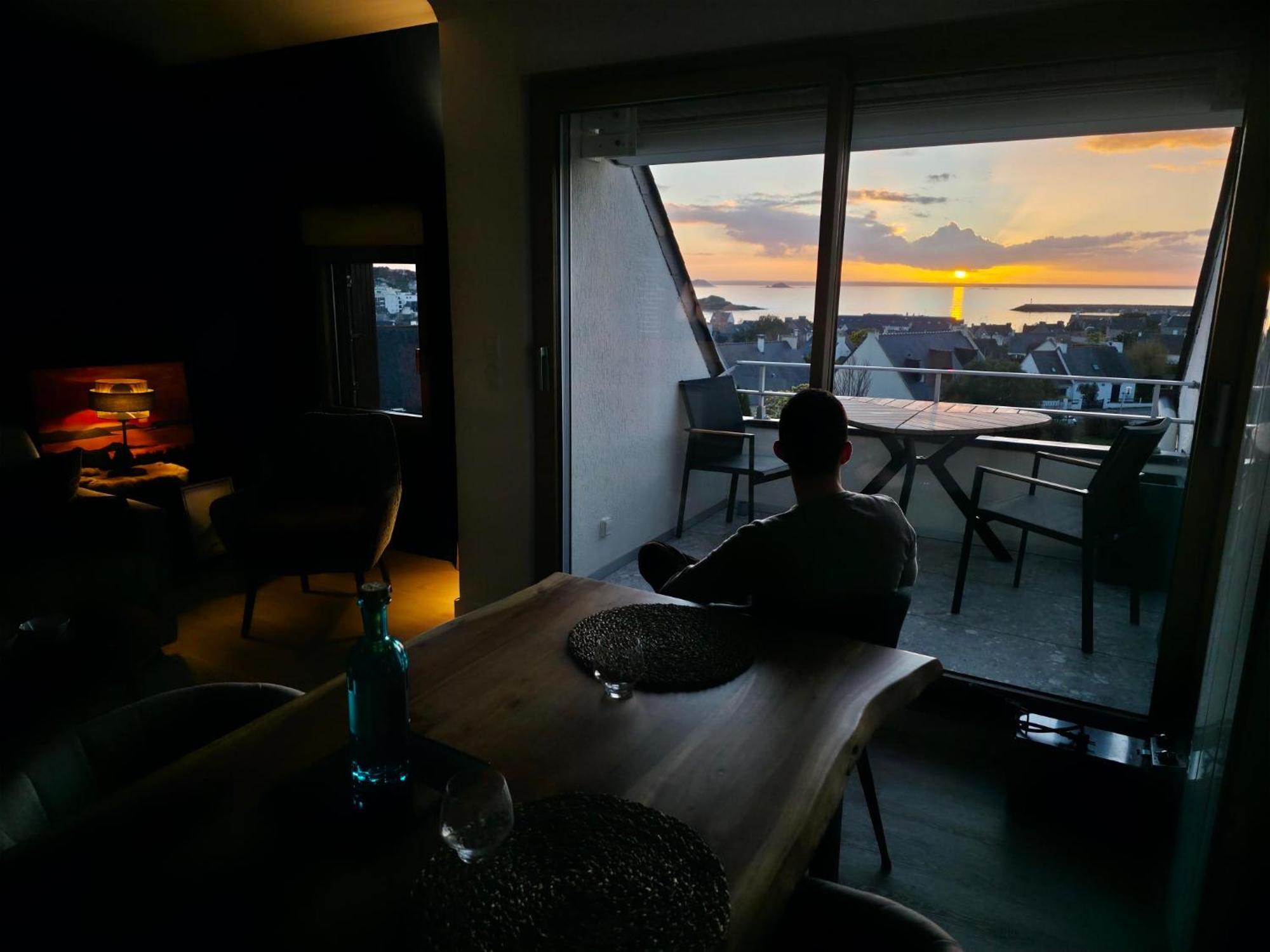 Appartement Bretagne Vue Mer Exceptionnelle Sur Les Hauts D'Erquy Au Calme ! Et Au Pied Du Gr34 Eksteriør billede